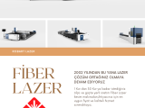 1-2-3-4 KW Fiber Metal Kesim lazer Makinesi - Robart Lazer Kesim - Boru lazer Kesim -ROBART LAZER